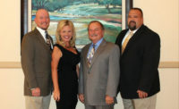 Carl Ondrusek (from left), Amber Ondrusek, Joe Ondrusek and Rusty Ondrusek.