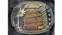 Buckle for winner of the Youth Ambassador program