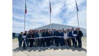 Missouri leaders join Principe Foods' executives to cut the ribbon on the new $200 million food facility in Columbia, Missouri.