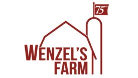 Wenzel's Farm 75th anniversary logo