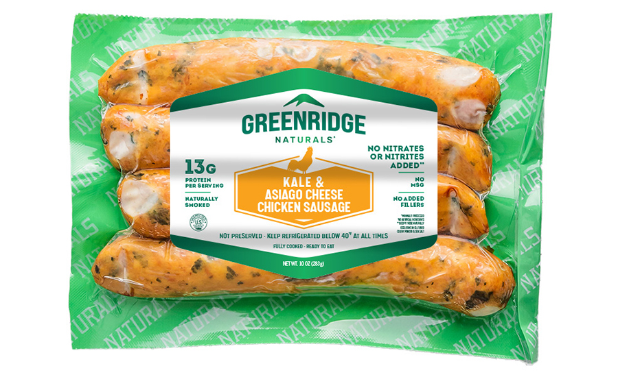 Greenridge Naturals Kale & Asiago Cheese Chicken Sausage