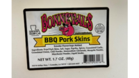 Bonneval Foods recalled barbecue pork skin product