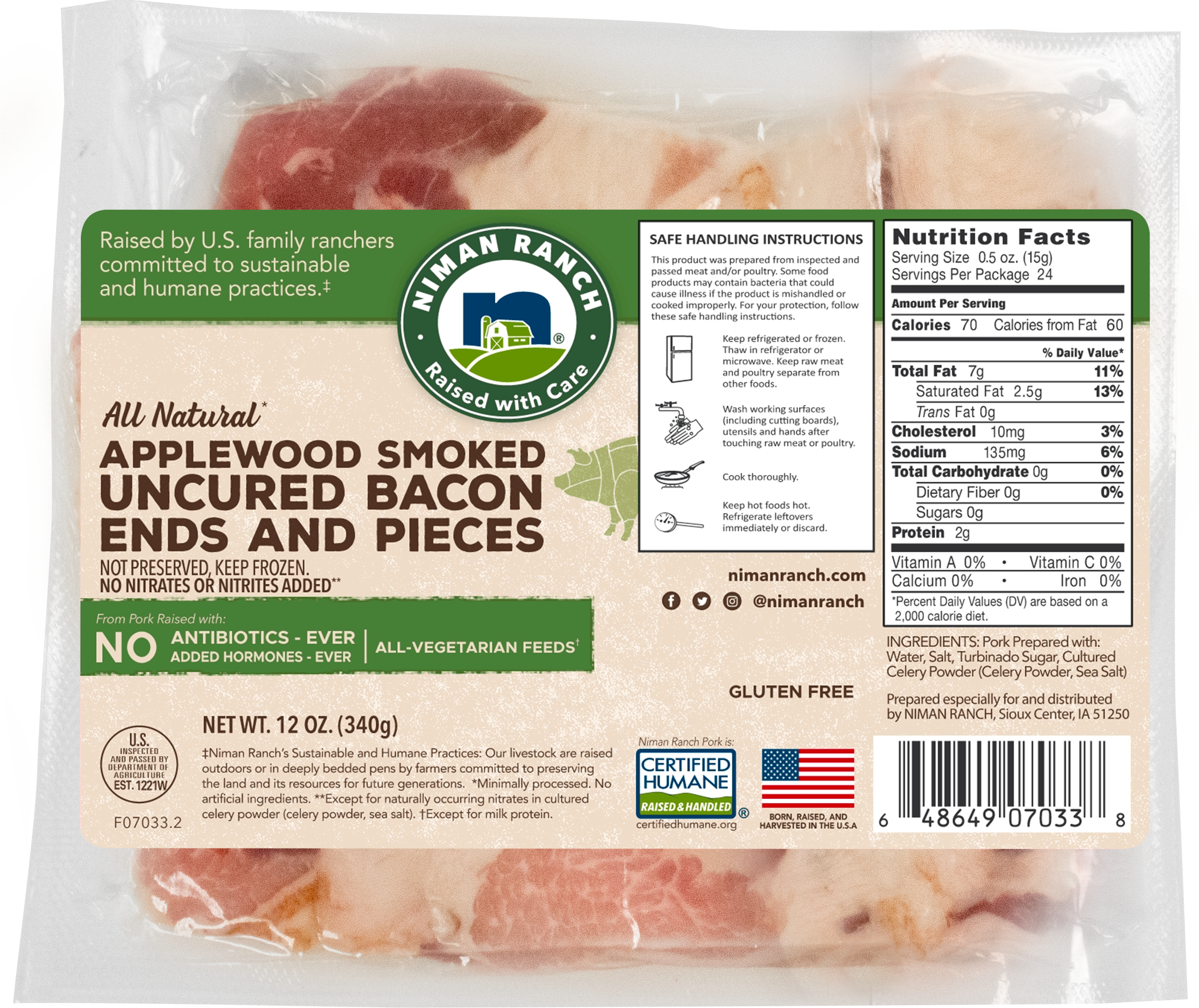 Niman Ranch’s Applewood Smoked Bacon Ends