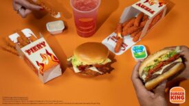 Burger King Fiery Menu