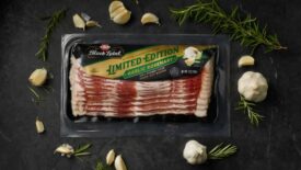 HORMEL BLACK LABEL Garlic Rosemary flavored bacon