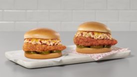 Honey Pepper Pimento Chicken Sandwich, Spicy Honey Pepper Pimento Chicken Sandwich