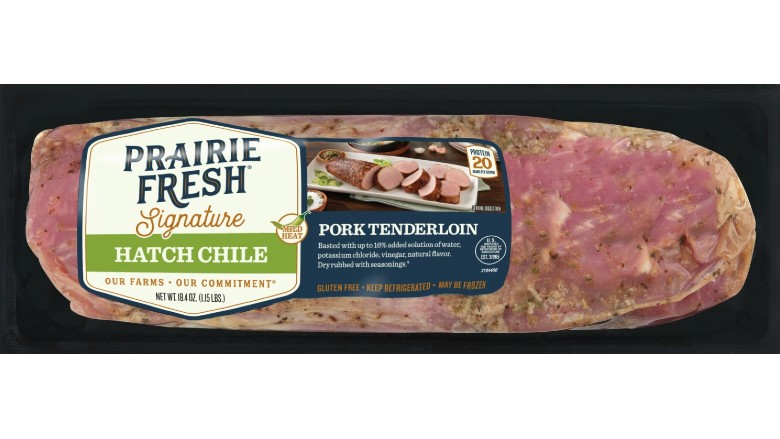 Prairie Fresh Signature Hatch Chile pork tenderloin