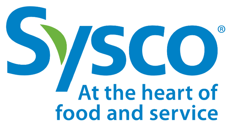 Sysco at the heart of food and service logo