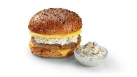 Everything Bagel Breakfast Sandwich