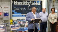 Smithfield, United Supermarkets donate 15 tons of pork to South Plains Food Bank in Lubbock, Texas