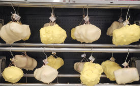 butter and lard as coating materials in beef aging