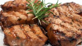 Balsamic rosemary grilled pork