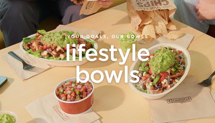 Chipotle's lineup of seven chef-curated Lifestyle Bowls