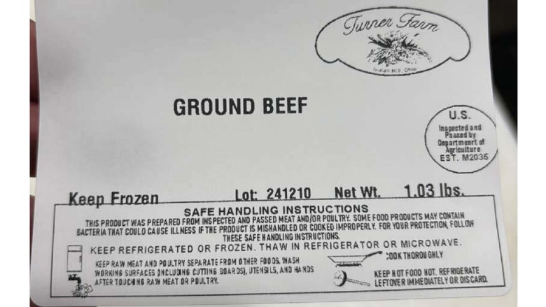 Metal, plastic found in raw beef product