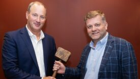 Jonathan Cade receives 'working man’s gavel'