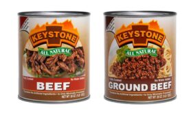 Keystone Meats all natural canned beef and ground beef