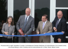 Q Laboratories ribbon cutting