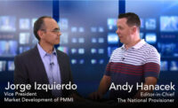 Jorge Izquierdo of PMMI and Andy Hanacek of The National Provisioner